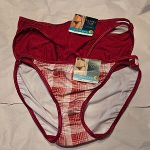 Vanity Fair Women's Illumination String Bikini Panties Set Of 2 Size 7 L